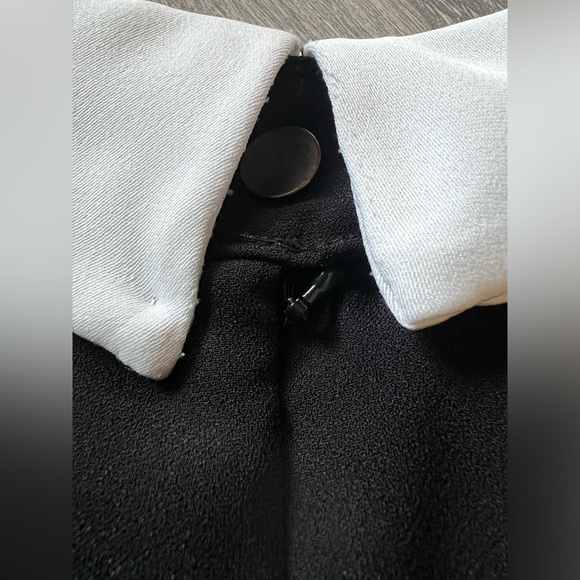 Victoria Beckham for target bunny collar long sleeve black shift dress. Size XS - Picture 11 of 13